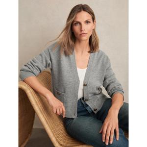 REISS Mila Wool-Cashmere Button Cardigan
